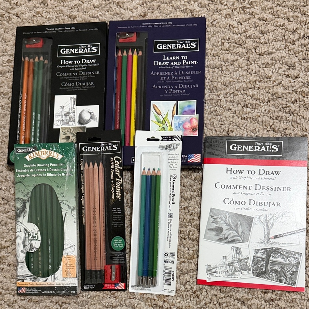 General's Colored & Graphite Drawing Set